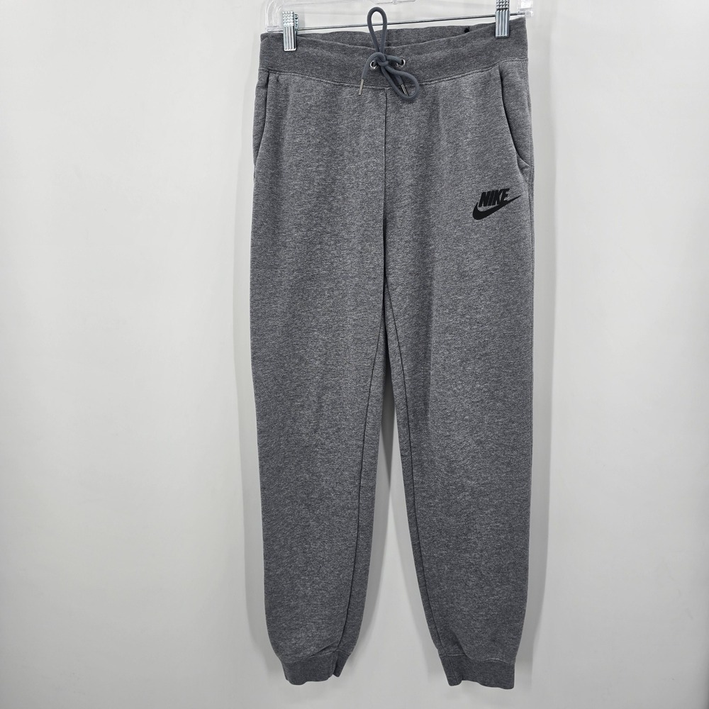 Nike‎ Sportswear Club Fleece Joggers Mens Small Charcoal Grey Sweatpants 2131